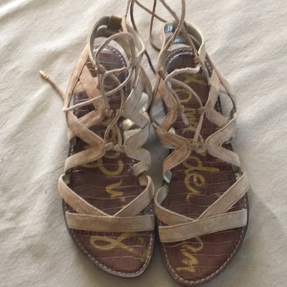 Sam Edelman lace up sandals 9.5